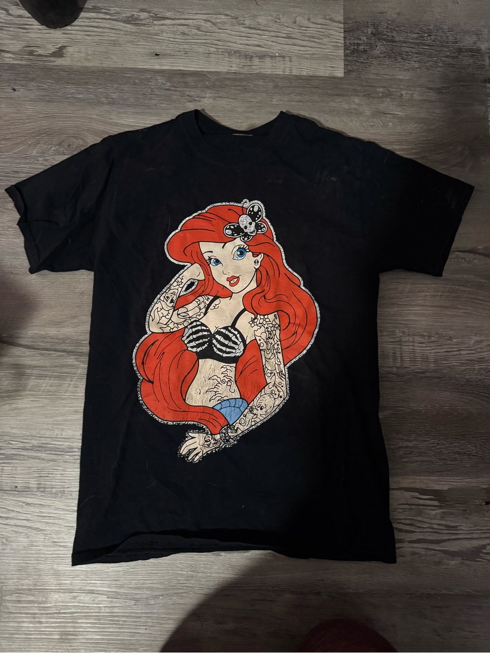 Fruit of the Loom Black Graphic Tee with Multicolor Fruit Logo